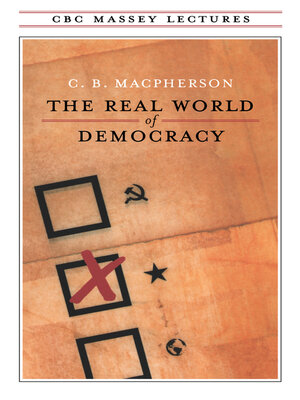 cover image of The Real World of Democracy